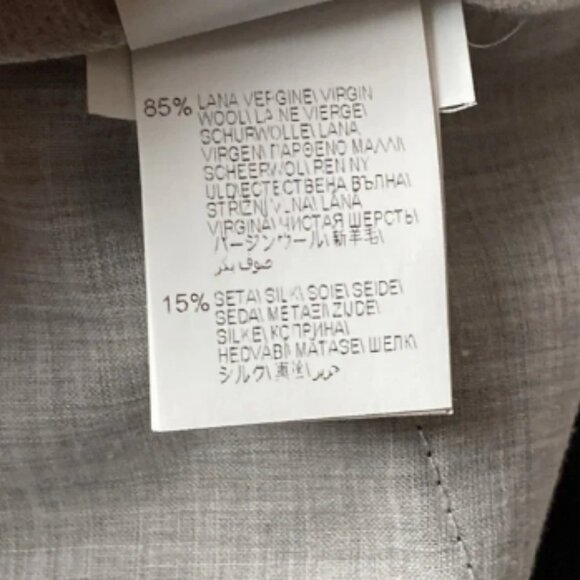 NWOT Brunello Cucinelli Men’s Navy Lightweight Wool Trousers Pants IT60 US 42-44 - Picture 7 of 16